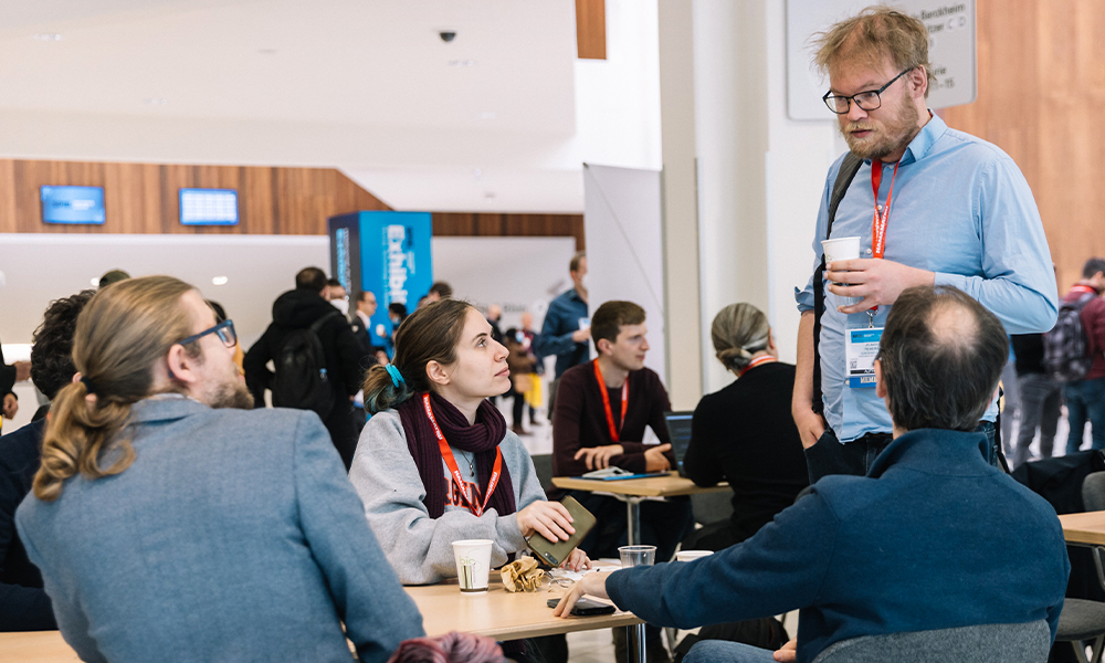 Colleagues network at SPIE Photonics Europe