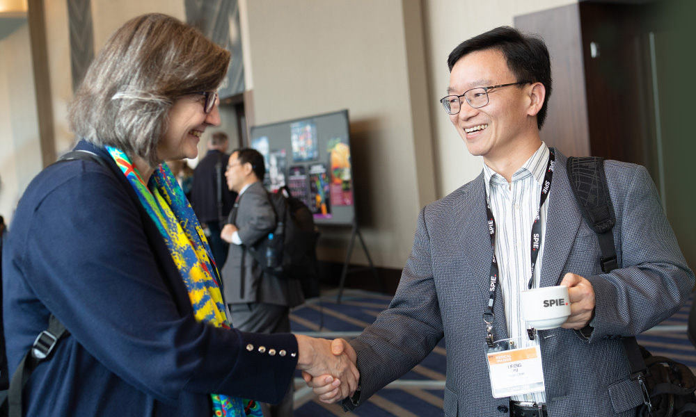 Sharing and connecting at an SPIE event
