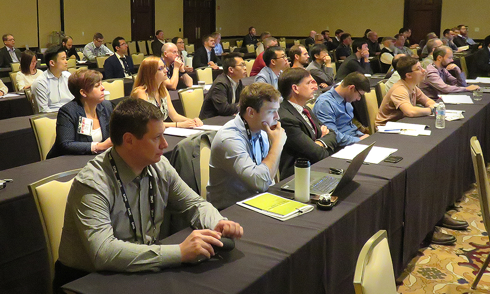 Attendees of technical event at SPIE Laser Damage