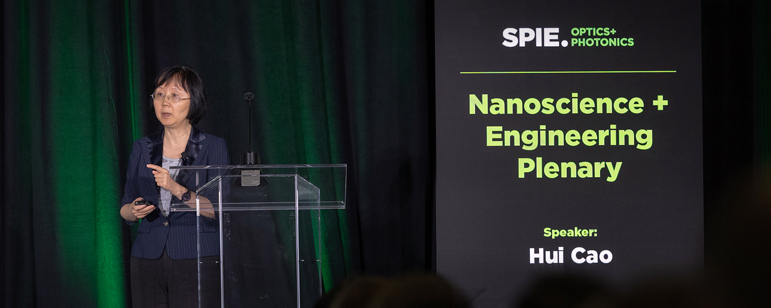 SPIE Optics + Photonics conference speaker