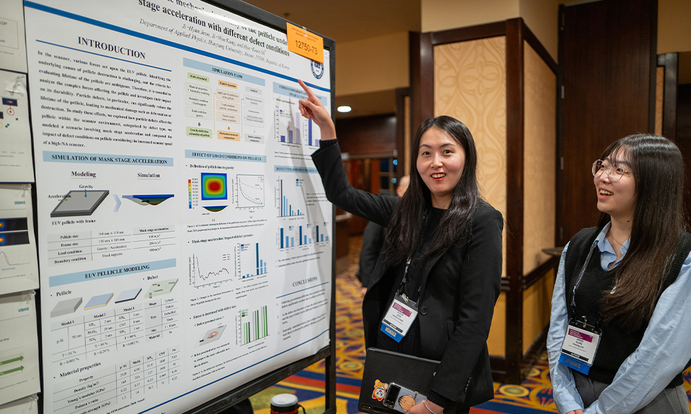 Poster presenter at SPIE Photomask Technology + EUV Lithography