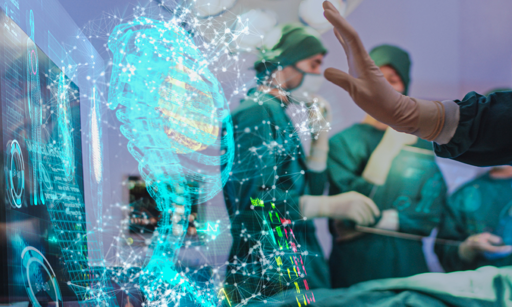 healthcare using mixed VR technology