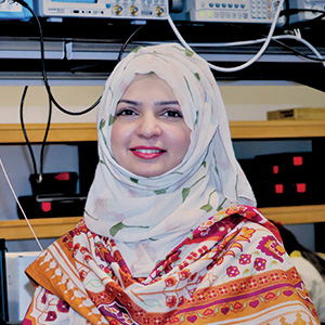 Headshot: Faiza Iftikhar, PhD Student, Department of Electrical Engineering, Syed Babar Ali School of  Science and Engineering, Lahore University of Management Sciences, Pakistan 