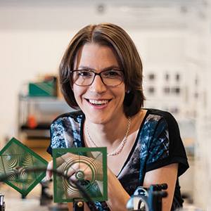 Headshot: Agnieszka Siemion, Assistant Professor with the Optical Information Processing Laboratory,  Faculty of Physics; Head of Laboratory of Optical Information Processing;  Vice-Dean for Students Affairs, Warsaw University of Technology, Poland