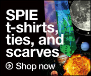 SPIE t-shirts, ties, and scarves are now available. Get free shipping for a limited time. Shop now.