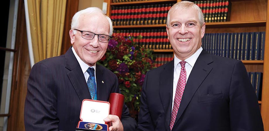 Paul Corkum with Prince Andrew