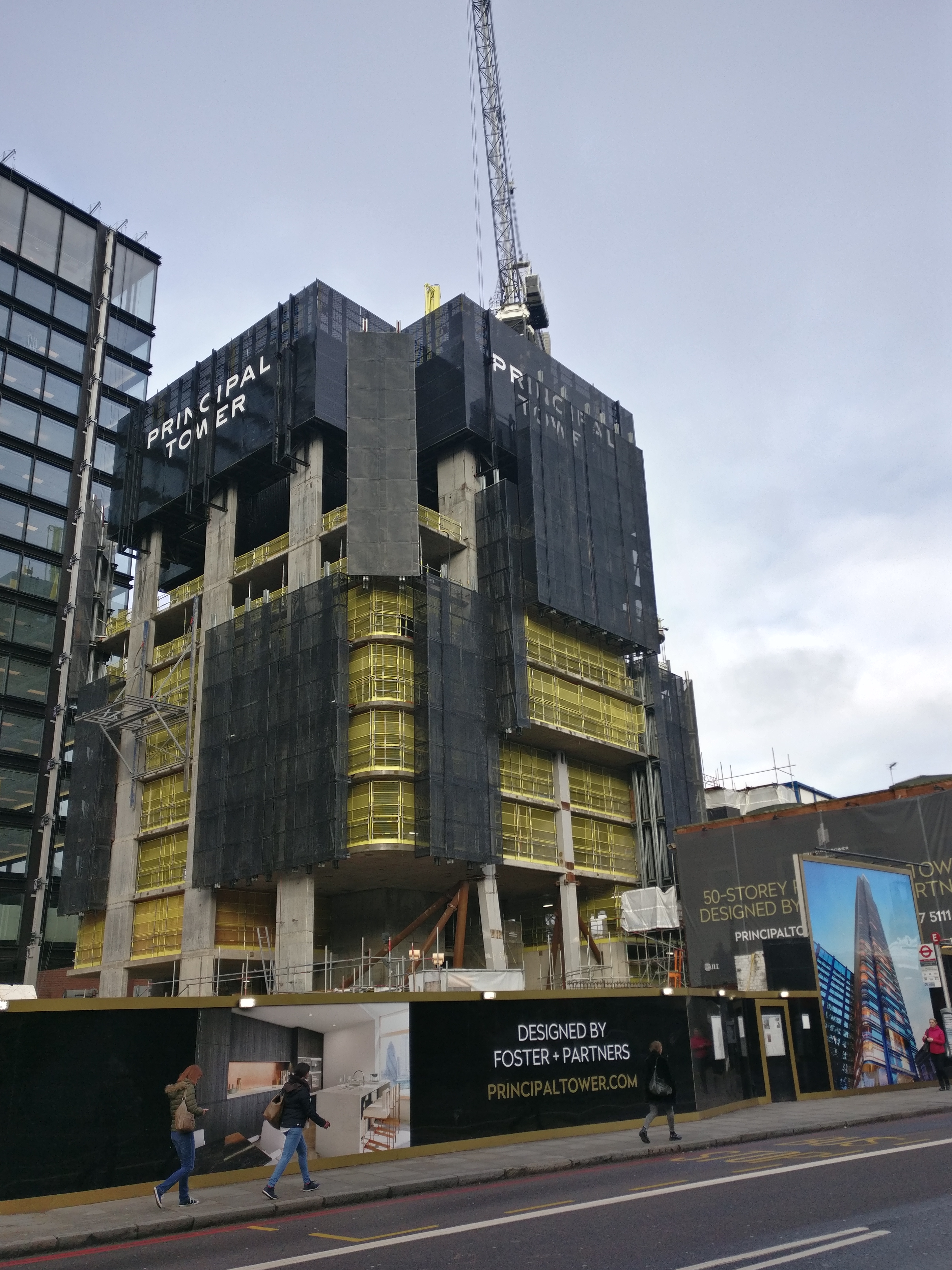 Principal Tower during construction in 2016