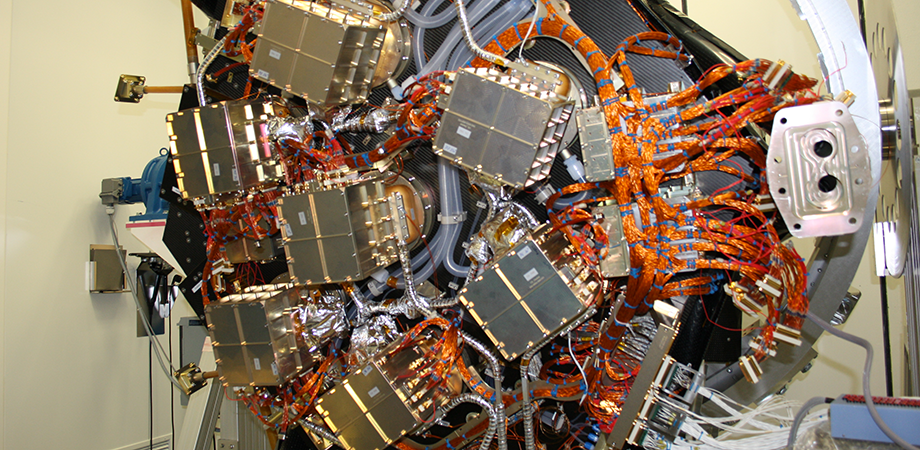 Seven cameras of eROSITA, a space x-ray telescope