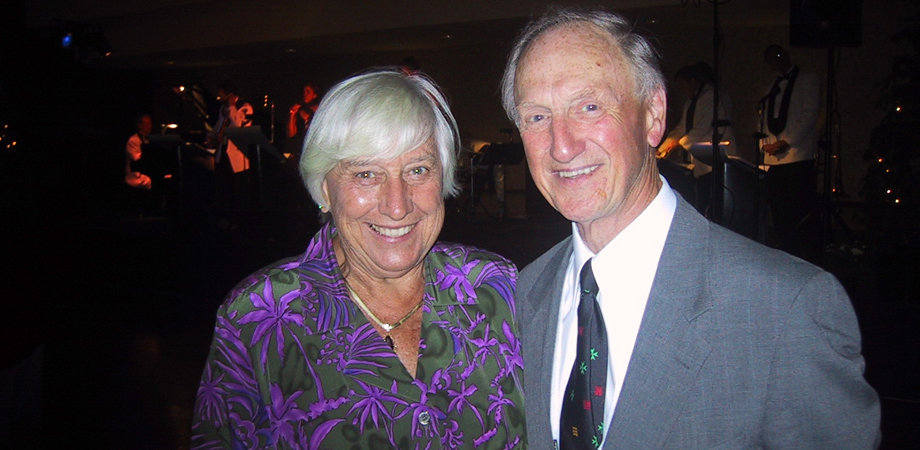 Brian Thompson and his wife Joyce attending an SPIE banquet.