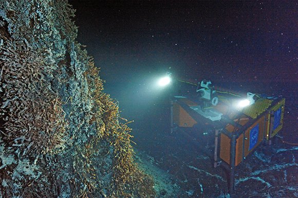 A high-definition camera on the Axial Seamount volcano