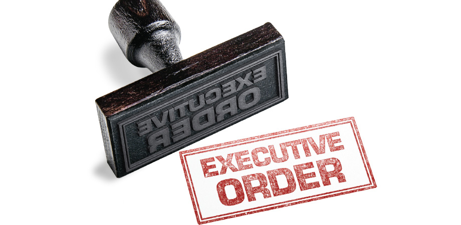 Executive order stamp