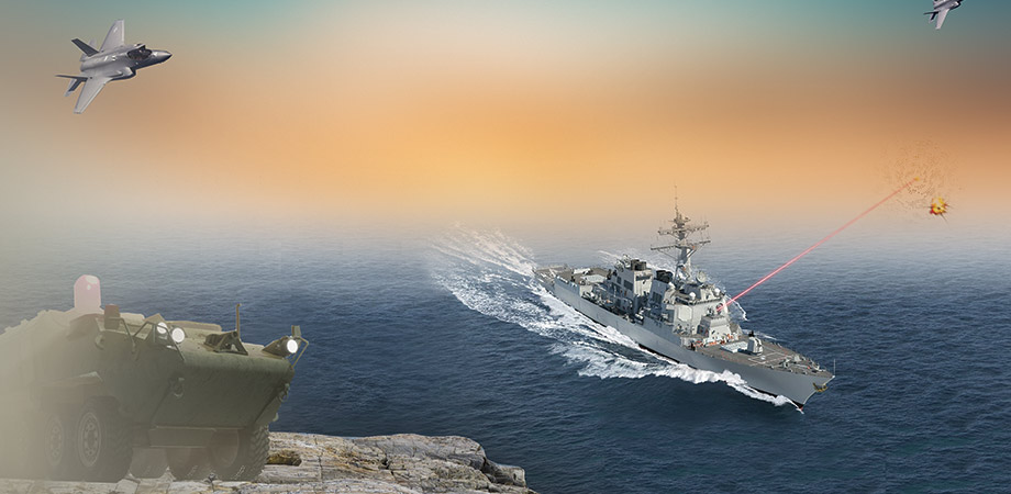 Zapping enemy targets: Viable laser weapons remain critical to military strategy