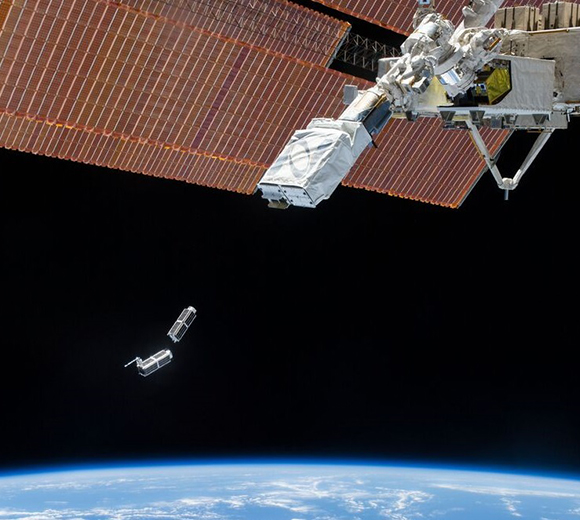 CubeSats deployed from International Space Station